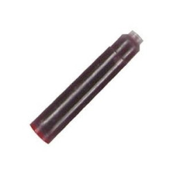 Cartouche Encre pour Stylo Plume ULMANN - ROUGE - Etui de 6 - Z