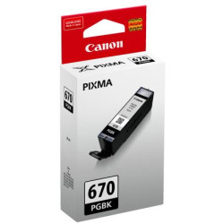 Cart CANON PGI670BK Noir - MG5760/5765/6860/7760 //