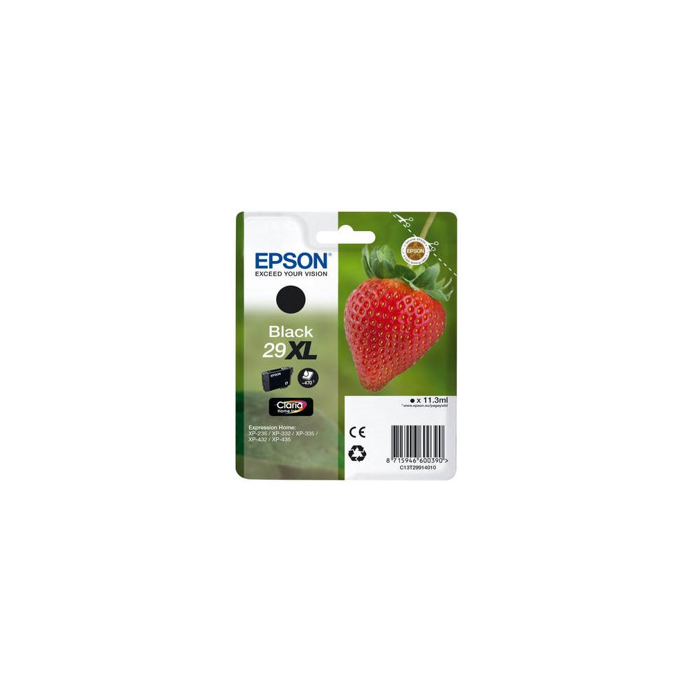 Cart EPSON - N°29XL - Fraise - Noir - XP235/332/335/432/435 T2991 //