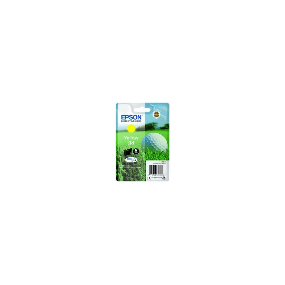 Cart EPSON - N°34 - Golf - Jaune - WF-3720/3725 - Z