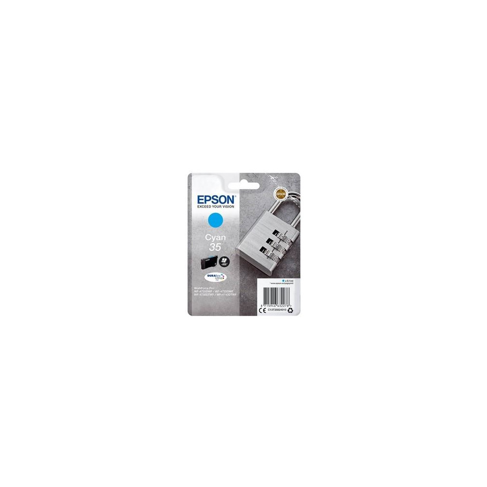 Cart EPSON - N°35 - Cadenas  T3582 - Cyan - WF-4720/25/30/40 - Z