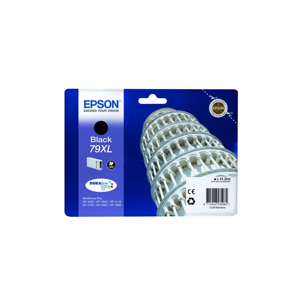 Cart EPSON - 79XL - T7901 - Pise - Noir WF-4xxxx/5xxx - (2600p) //