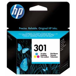 Cart HP N°301 - CH562EE - Couleurs - Deskjet 1050/2050 - 3ml - Z