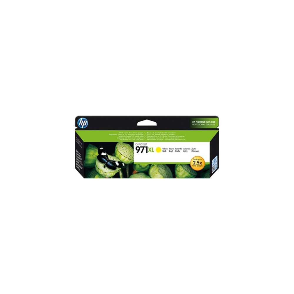 Cart HP N°971XL Jaune - CN628AE - Officejet Pro X451dn/dw/X476dn - Z