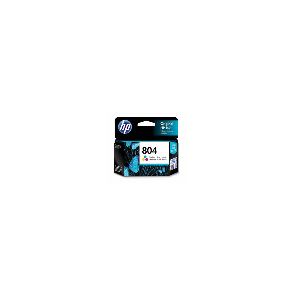 Cart HP N°804 Couleurs - T6N09AA - HP Envy 6220/6222 Australie - Z