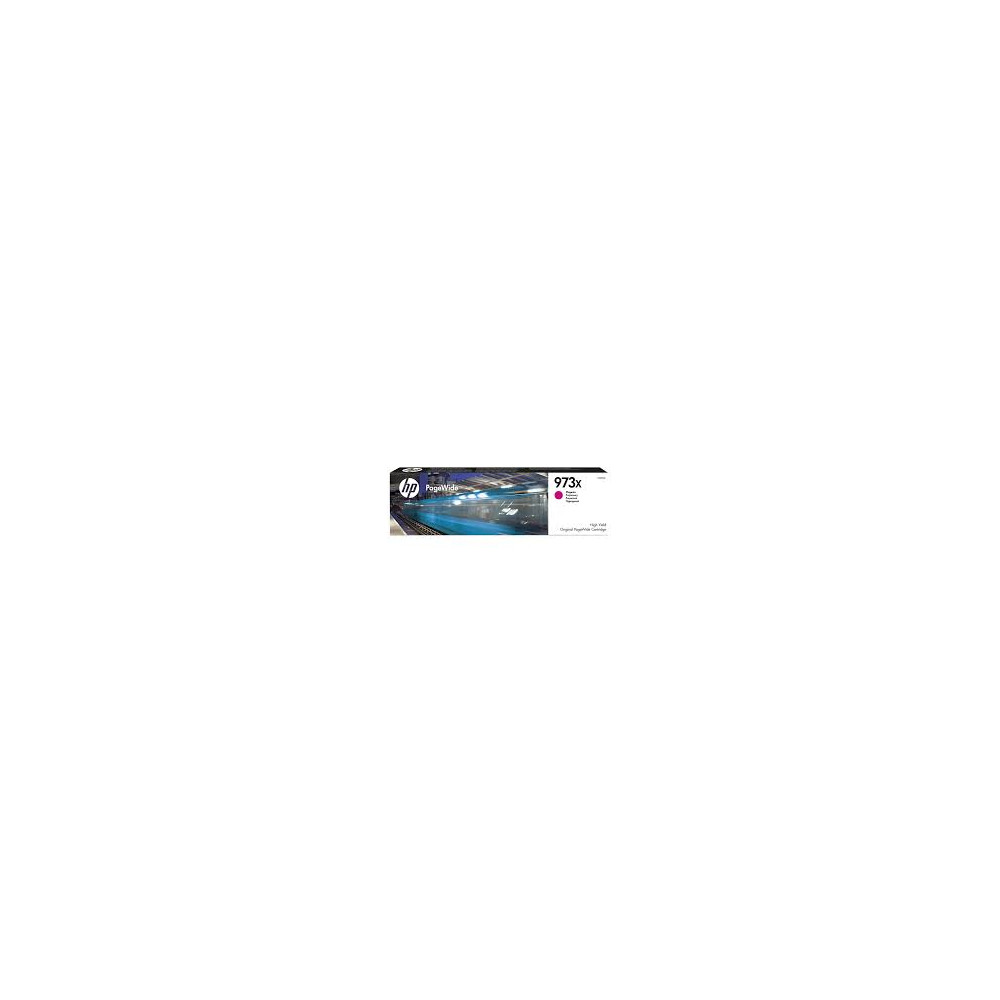 Cart HP N°973X - Magenta - F6T82AE - PageWide 86ml - 7 000 pages //