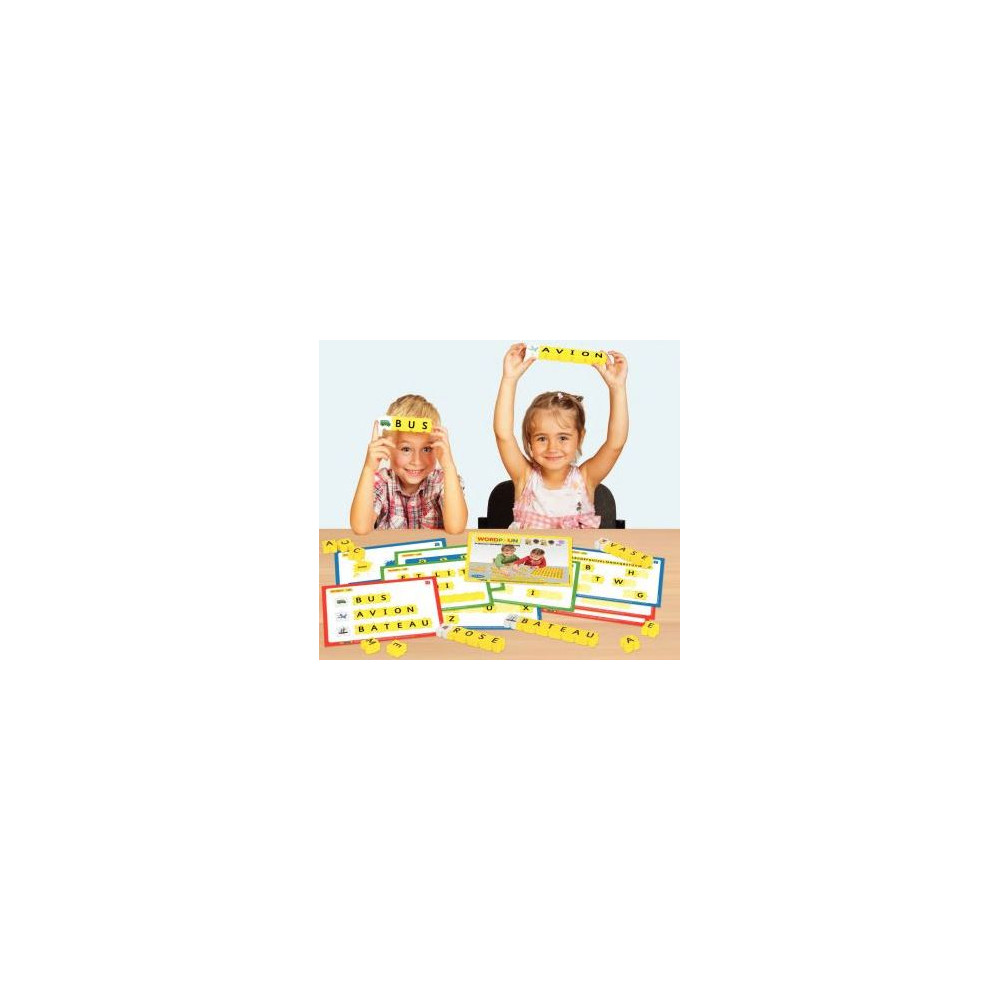 Lettres Majuscules qui s imbriquent - 3 x 3cm - Sachet de 90 lettres 