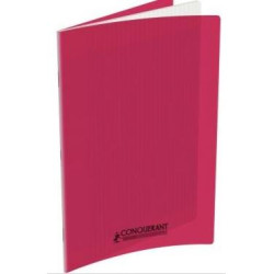 Cahier 24x32cm Séyès 96 p Piqûre 90g Polypro ROSE **