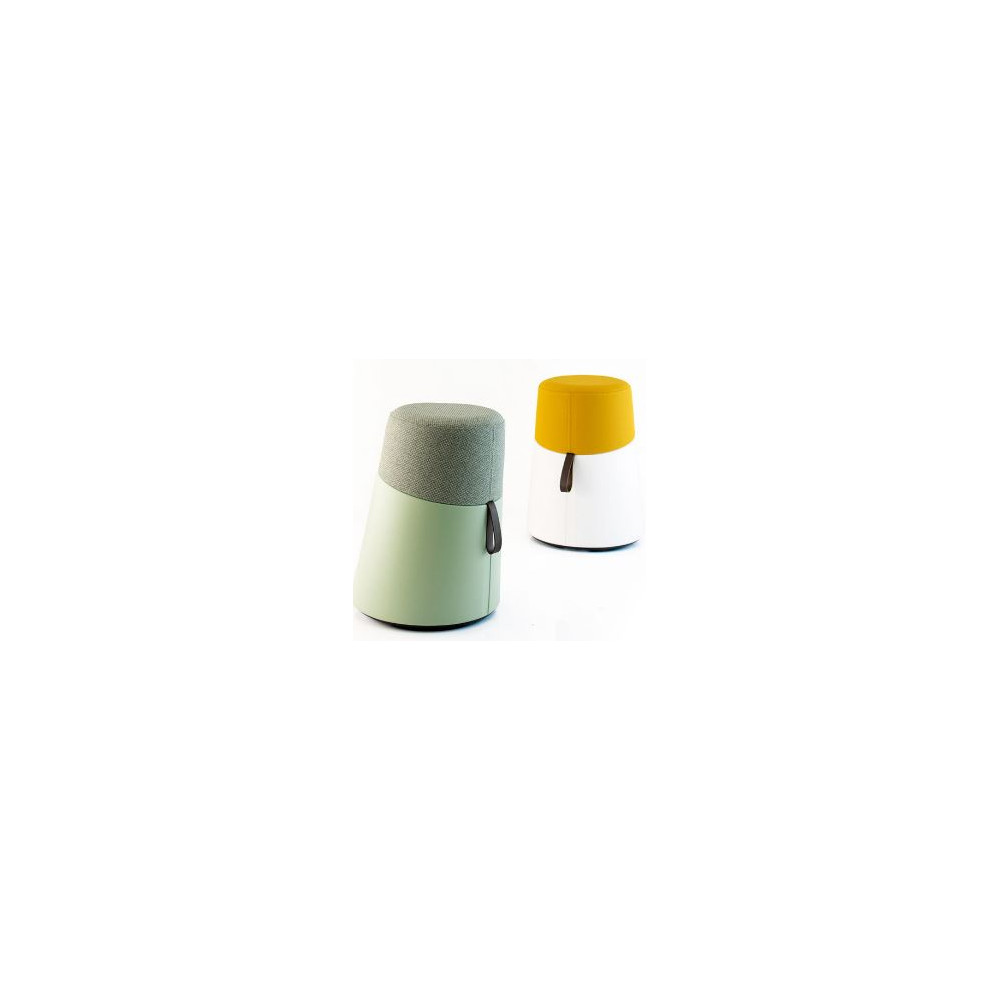 Pouf avec patins KULBU Assise et corps en Polypropylène