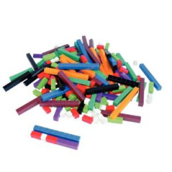 Réglettes mathématiques - 10 couleurs / 10 tailles (241pièces)