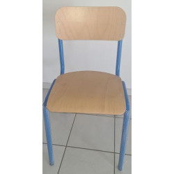 Chaise Scolaire REF 5030 Assise Multiplis - Taille 6 - 46cm -Tube Ø28