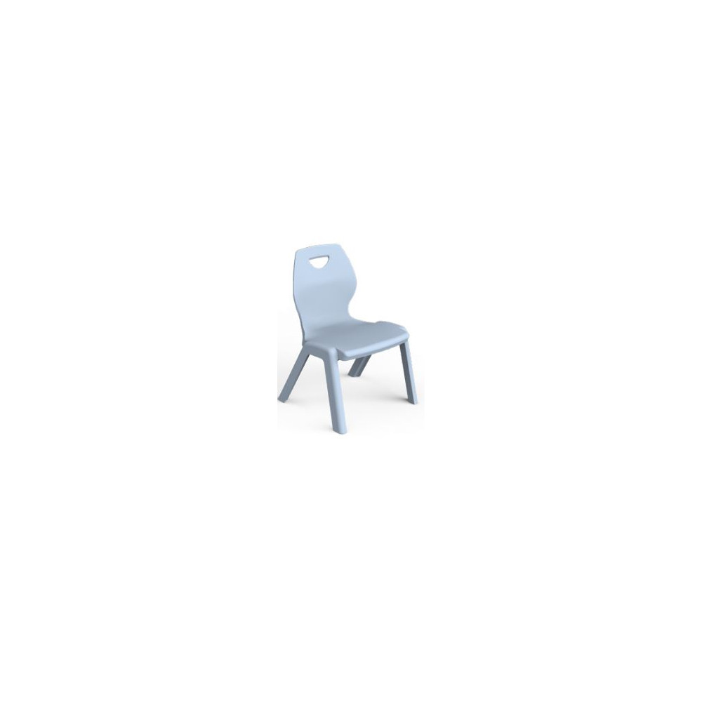 Chaise en plastique - Assise H 38cm - T3 BLEU CLAIR