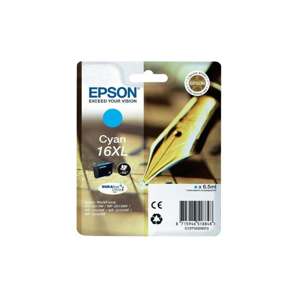 Cart EPSON - N°16XL T1632 - Stylo - Cyan - WF-2510/2520/2530/25 - Z