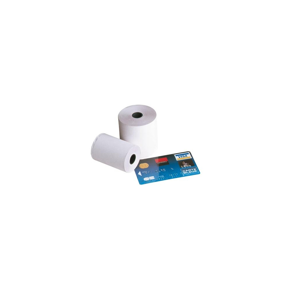 Rouleau papier thermique (dim: 57 x 46 x 12mm) - 25 mètres (TPE) // Rouleau papier thermique (dim: 57 x 46 x 12mm) - 25 mètres (TPE) //