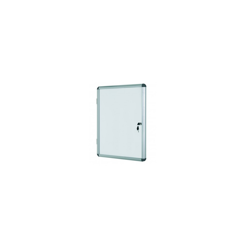 Vitrine extér. fond Magnét - L103xH100cm (12 A4) Porte bat + Serrure Vitrine extér. fond Magnét - L103xH100cm (12 A4) Porte bat + Serrure