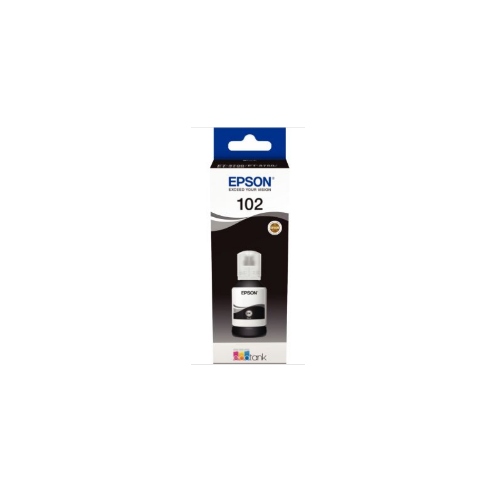 Bouteille EPSON - N°102 - Noir 127ml - 7 500pages **