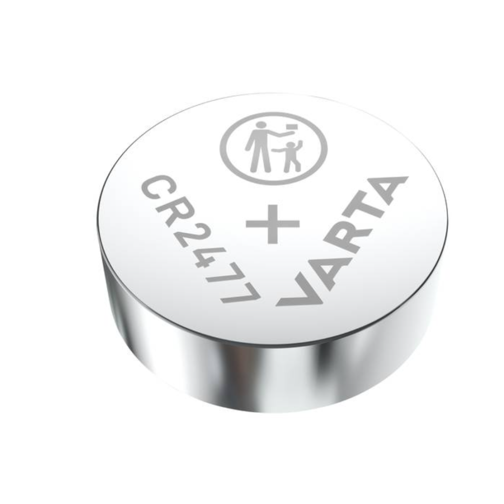 Pile CR2477 - lithium - Bouton argent Pile CR2477 - lithium - Bouton argent