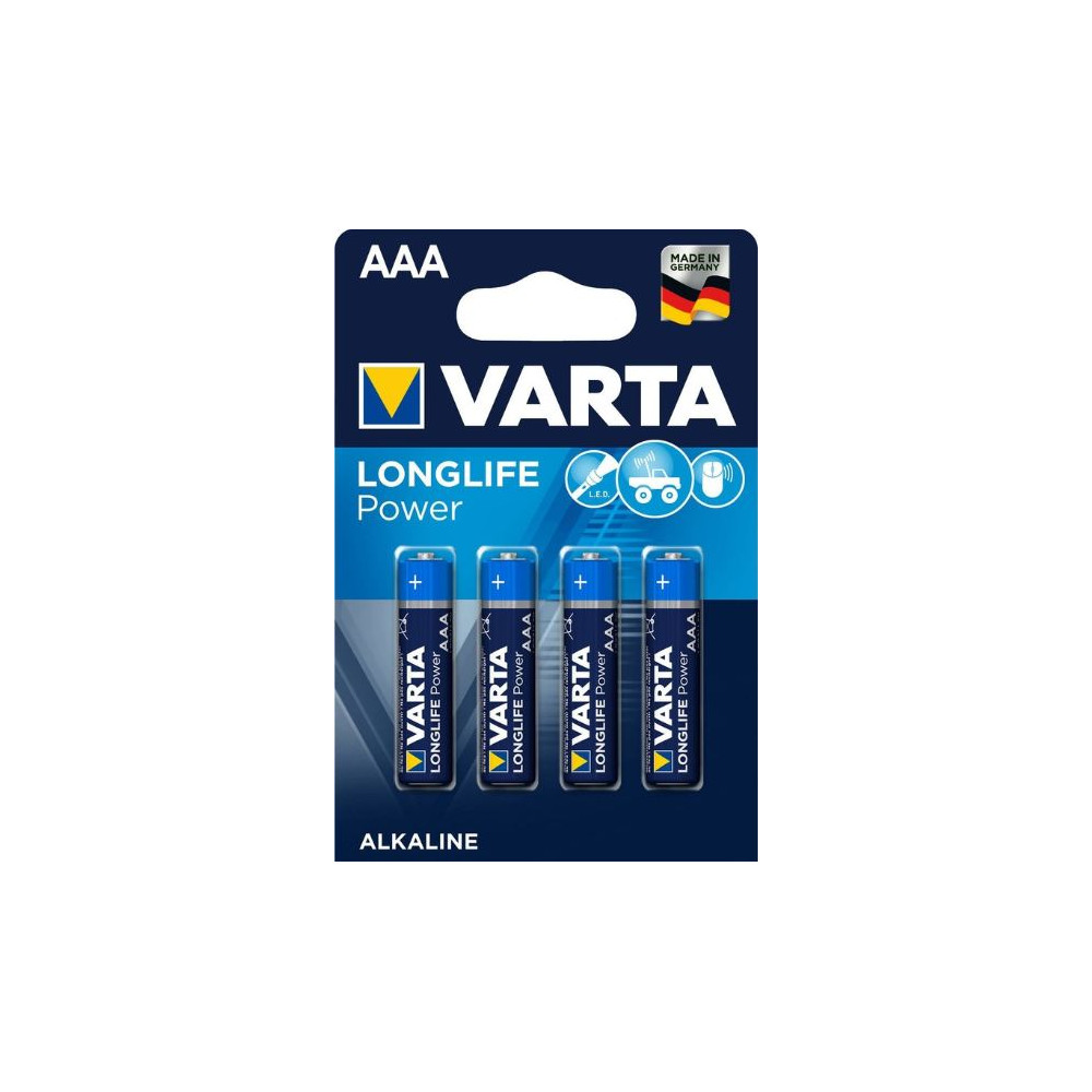 Pile LR03 VARTA Alcaline Longlife Power AAA (par 4) - Z Pile LR03 VARTA Alcaline Longlife Power AAA (par 4) - Z