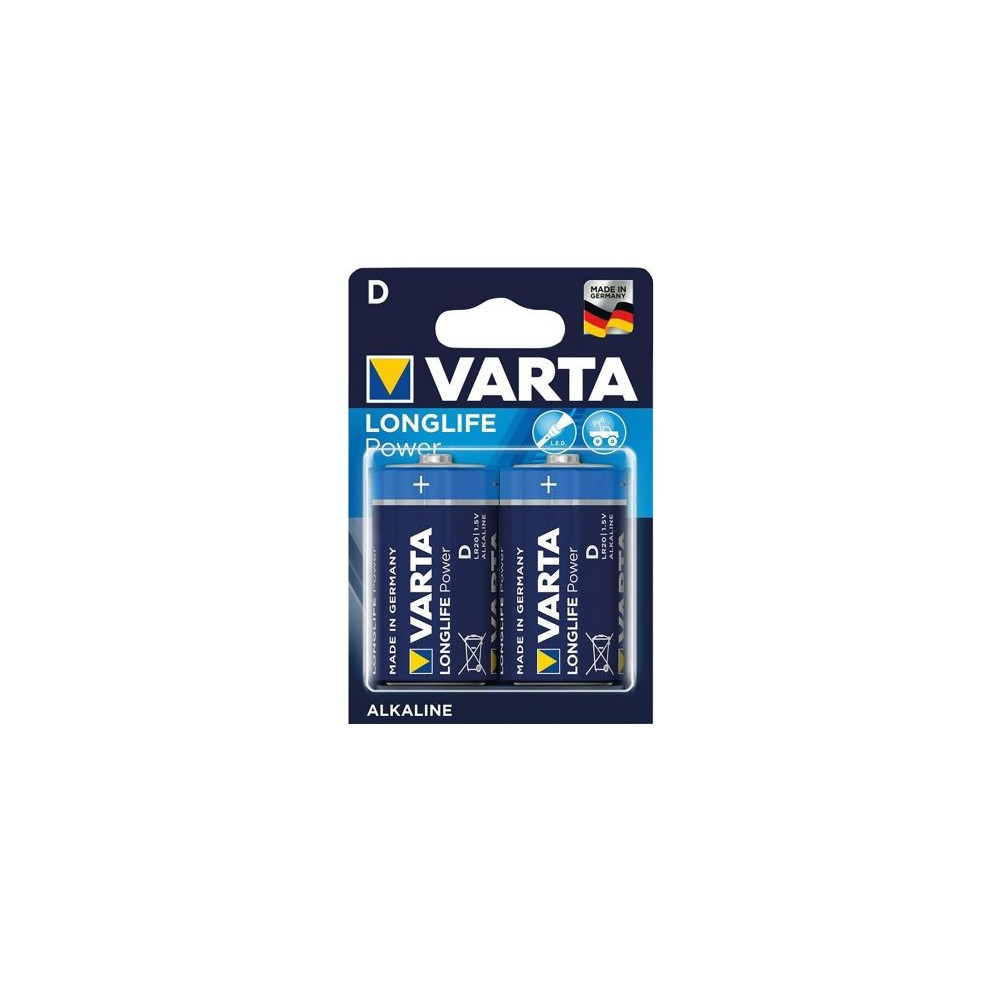Pile LR20 VARTA Alcaline Longlife Power D (par 2) Pile LR20 VARTA Alcaline Longlife Power D (par 2)