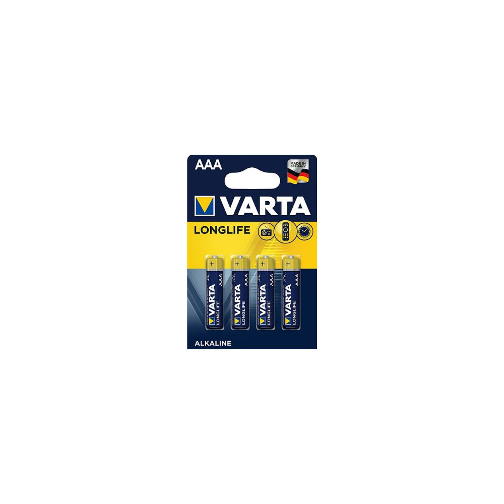 Pile LR03 VARTA Alcaline "Longlife"  AAA (par 4) // Pile LR03 VARTA Alcaline "Longlife"  AAA (par 4) //