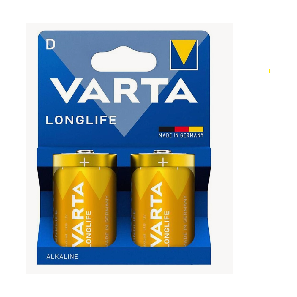Pile LR20 VARTA Alcaline "Longlife" D (par 2) Pile LR20 VARTA Alcaline "Longlife" D (par 2)