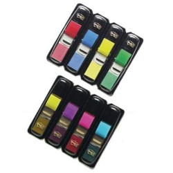 Index POST-IT - 12x44mm - 4x35 index Jaune, Violet, Rose, Bleu - Z
