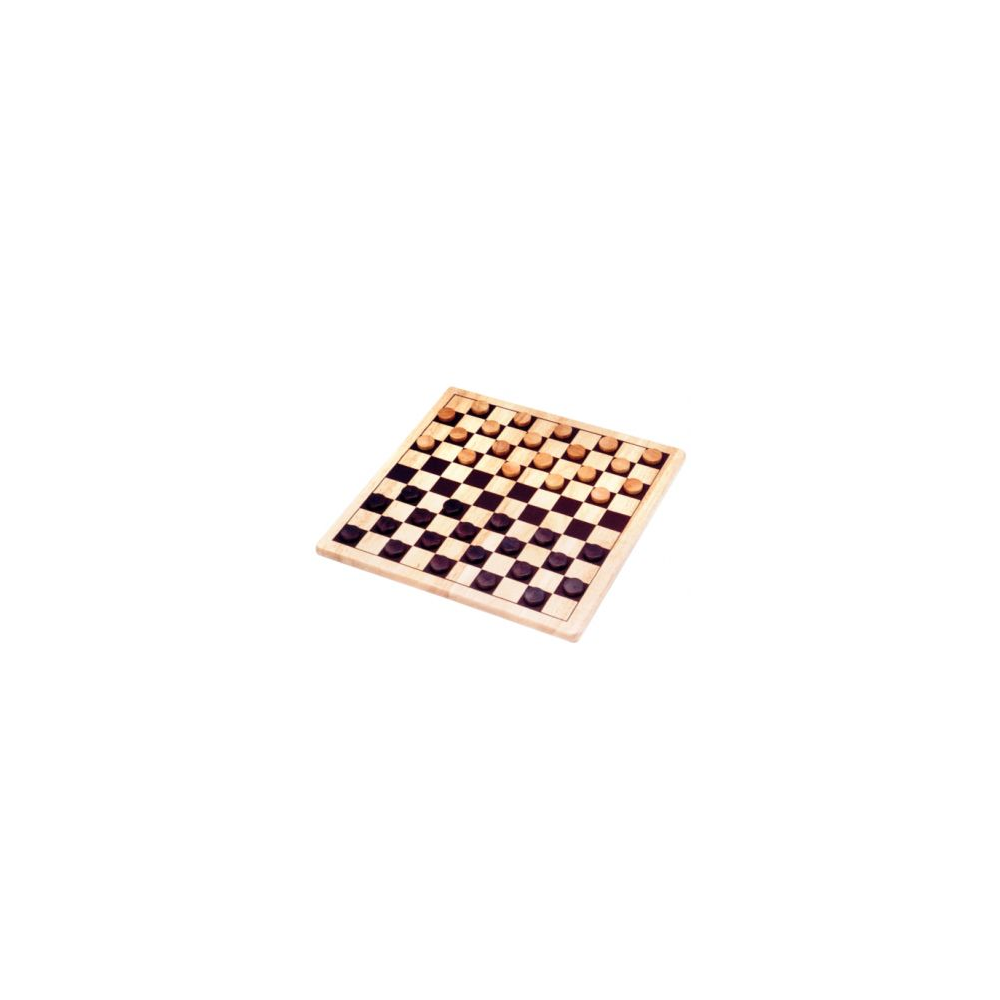 Jeu de Dames en bois - Plateau 29 x 29 cm Jeu de Dames en bois - Plateau 29 x 29 cm