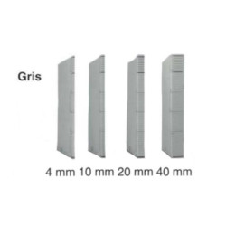 Dossier DACOTA 31x23cm- 320g - 1 poche plaquée  4mm - GRIS CLAIR // Dossier DACOTA 31x23cm- 320g - 1 poche plaquée  4mm - GRIS CLAIR //