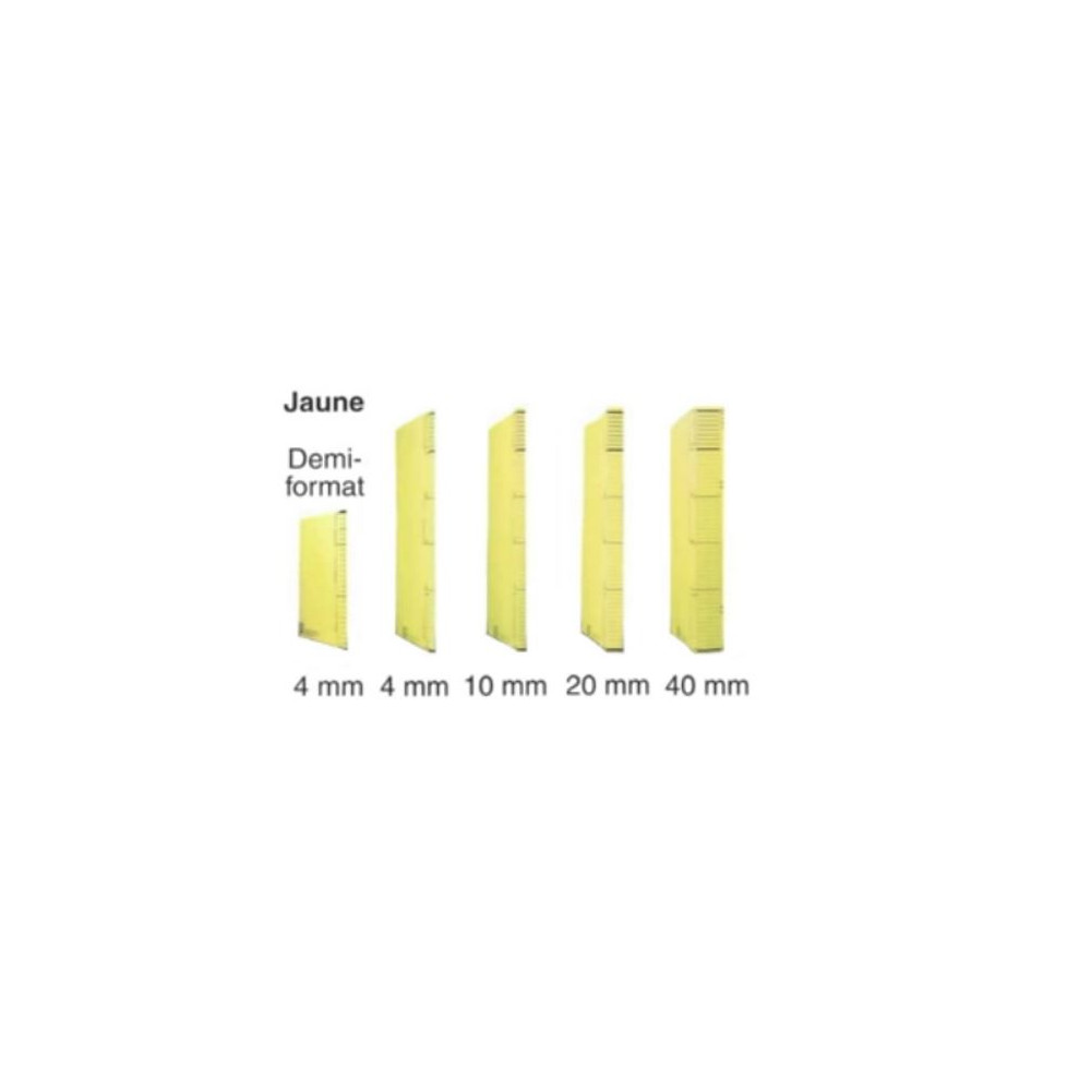 Dossier DACOTA 315 x 230mm - 320g - 1 poche plaquée  4mm - JAUNE // Dossier DACOTA 315 x 230mm - 320g - 1 poche plaquée  4mm - JAUNE //