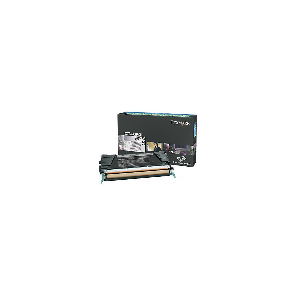 Toner LEXMARK - C734A1KG - Noir - Optra C734 (8 000 pages) ** Toner LEXMARK - C734A1KG - Noir - Optra C734 (8 000 pages) **