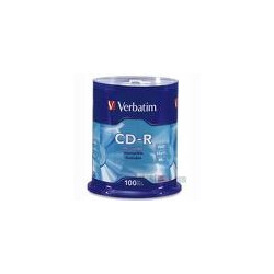 CD-R VERBATIM 52 X - 700 Mo/80mn Spindle Box (100 CD) **