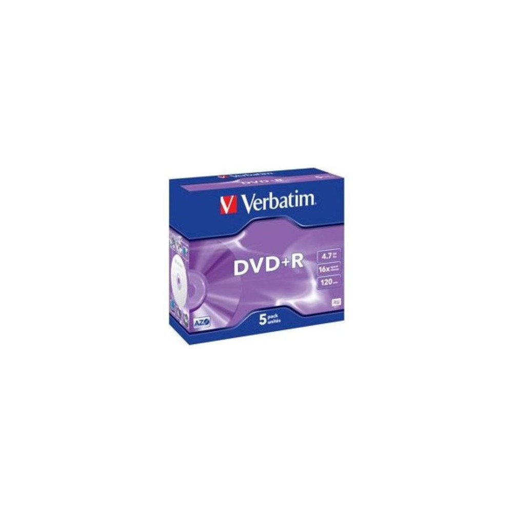 DVD+R VERBATIM 4.7 Go - Vitesse: 16X  - (par 5)** Z DVD+R VERBATIM 4.7 Go - Vitesse: 16X  - (par 5)** Z