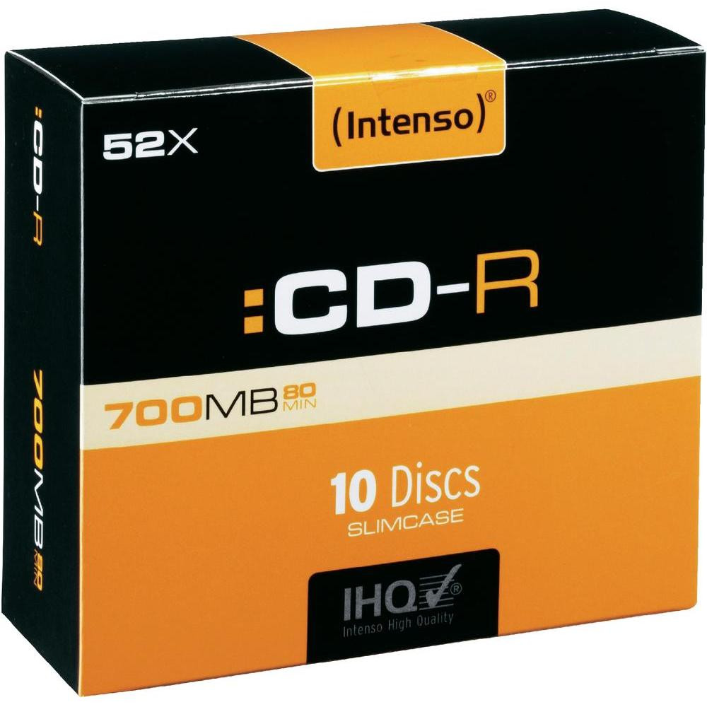 CD-R INTENSO 52X - 700 Mo - Slim Case (unité) CD-R INTENSO 52X - 700 Mo - Slim Case (unité)