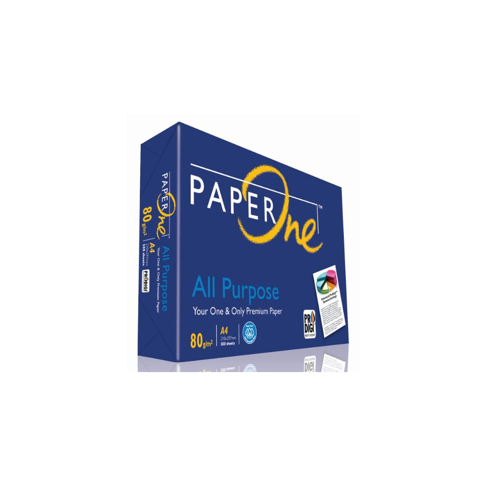 Rame A4 -  80g - Blanc PAPER ONE  Blue (500 feuilles Papier) // Rame A4 -  80g - Blanc PAPER ONE  Blue (500 feuilles Papier) //