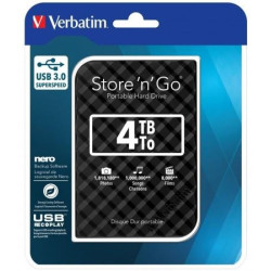 Disque dur externe 2.5" USB 3.0 4To VERBATIM Black Grid ** Disque dur externe 2.5" USB 3.0 4To VERBATIM Black Grid **