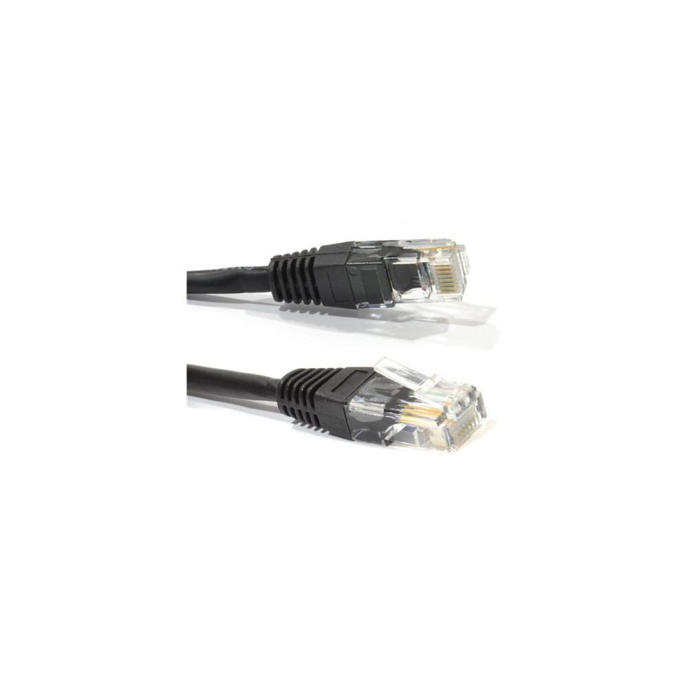 Cordon patch blindé Cat.6 S/FTP, RJ45 cuivre 250Mhz - NOIR  1m Cordon patch blindé Cat.6 S/FTP, RJ45 cuivre 250Mhz - NOIR  1m
