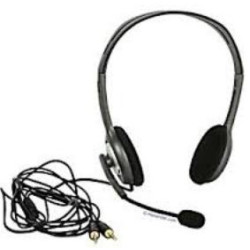 Casque micro filaire LOGITECH H110 Gris - Double Jack 3.5mm //