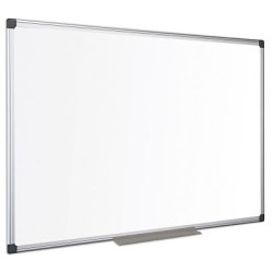 Tableau blanc 120 x 200 cm émaillé magnétique - Spécial Projection