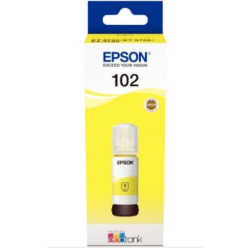 Bouteille EPSON - N°102 - Jaune 70ml - 6 000pages //
