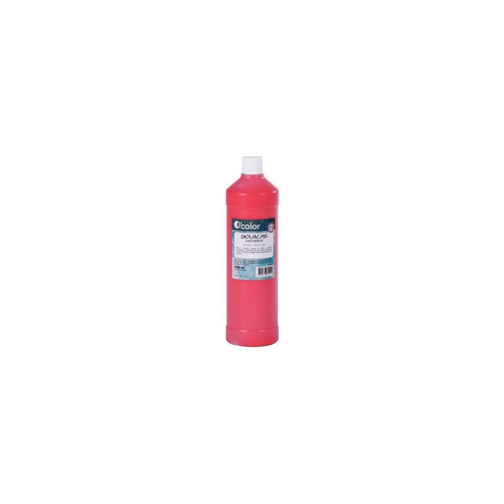 Gouache liquide 1L O COLOR - ROUGE VERMILLON