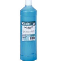 Gouache liquide 1L O COLOR - CYAN PRIMAIRE