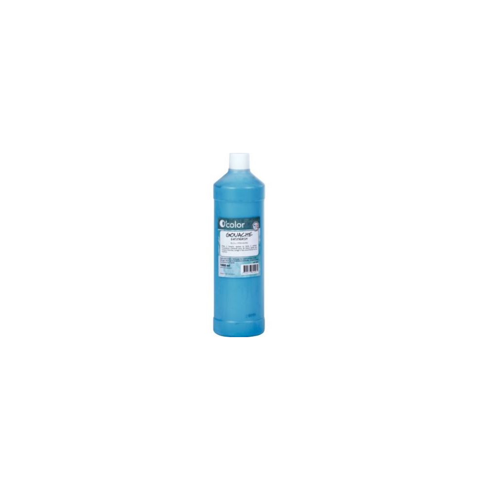 Gouache liquide 1L O COLOR - CYAN PRIMAIRE