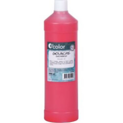 Gouache liquide 1L O COLOR - ROUGE VIF