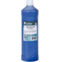 Gouache liquide 1L O COLOR - BLEU FONCE
