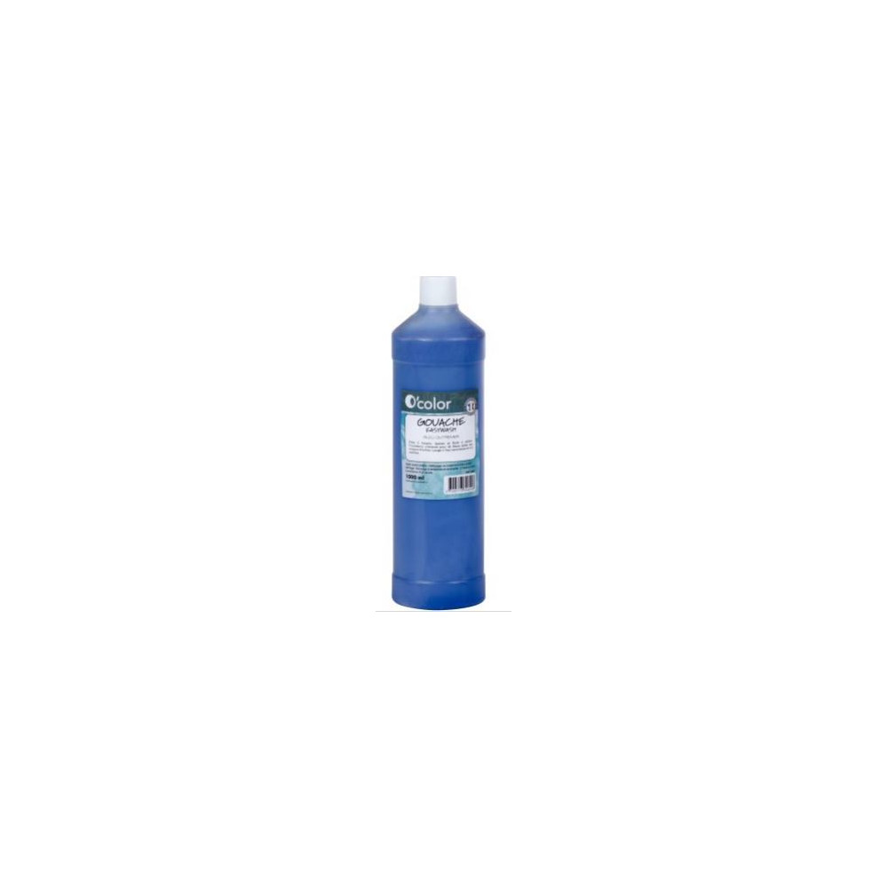Gouache liquide 1L O COLOR - BLEU FONCE