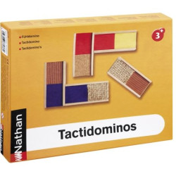 TACTIDOMINOS - En bois pour apprendre textures - NATHAN