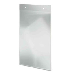 Presentoir mural acrylique transparent - A4 //