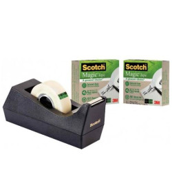 Devidoir de ruban adhésif lesté - 19mm x 33m - SCOTCH Noir - Z