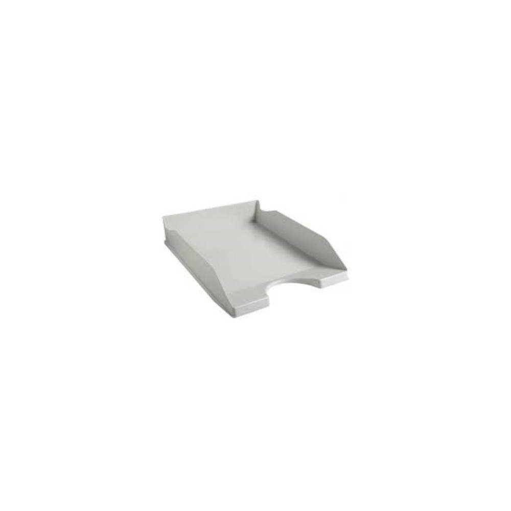 Corbeille courrier non ajourée PP - A4 - GRIS //