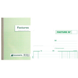 Manifold FACTURES - A5 - 50 Dupli - EXACOMPTA - Réf:13278E //